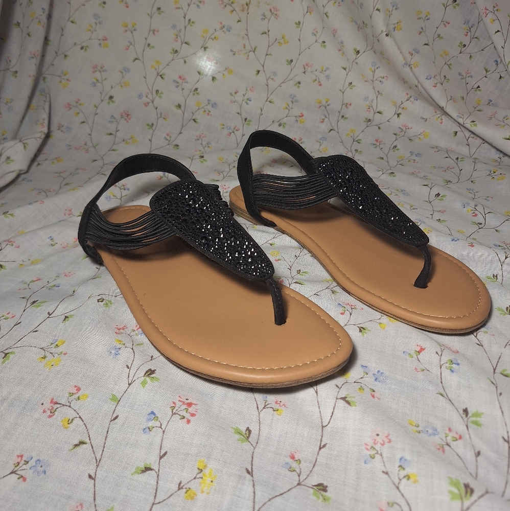 Torrid, Sandal, Black, size 10